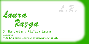 laura razga business card